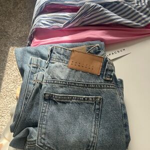 PacSun Women's Jeans in Light Blue